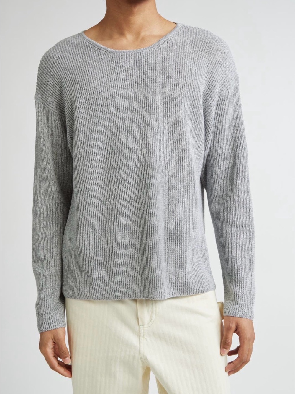 BODE Crewneck Sweater - Gray